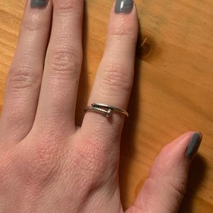 RARE!!! Retired James Avery Nail Ring SIZE 7.5
